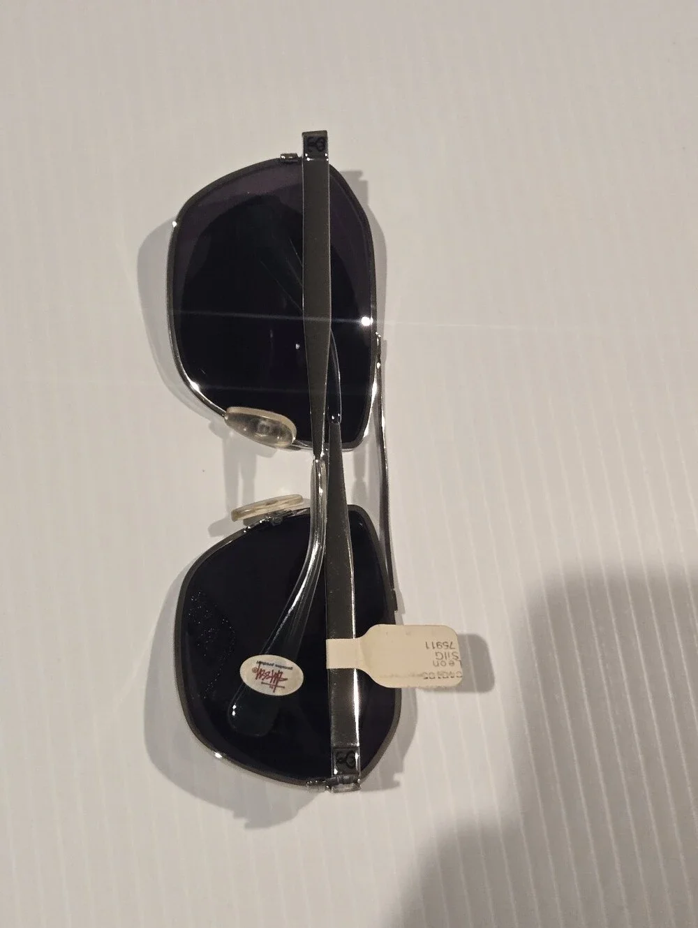 040105 Leon Silg STUSSY: GLASSES with Cloth And Case VINTAGE Y2K